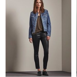 Super skinny AG leather coated legging